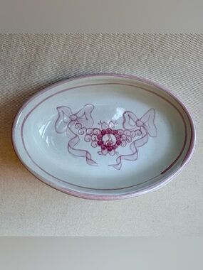 Italian Pink Ceramic Dish
